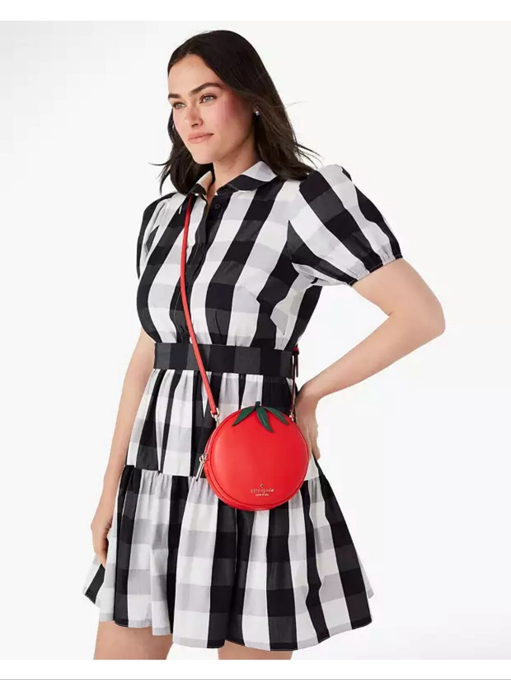 🆕️ Kate Spade Double Roma Tomato Bag Crossbody Retro Resortwear - Picture 2 of 16